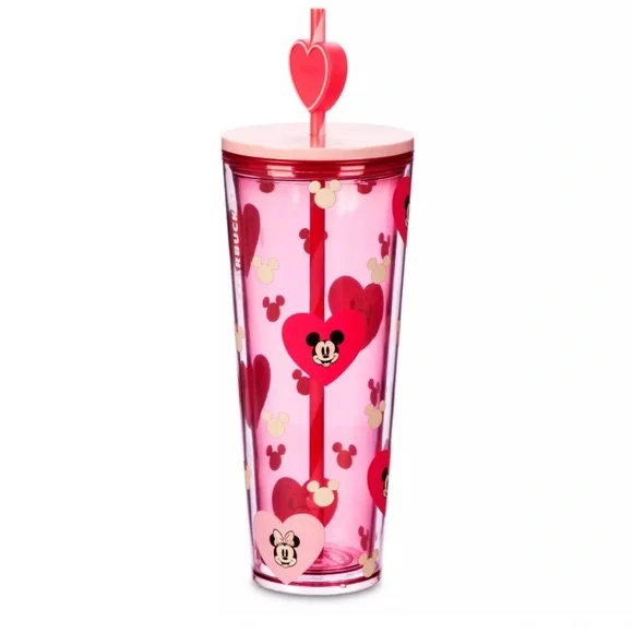 Starbucks Disney Mickey Minnie Valentine’s Day Tumbler - Picture 2 of 6
